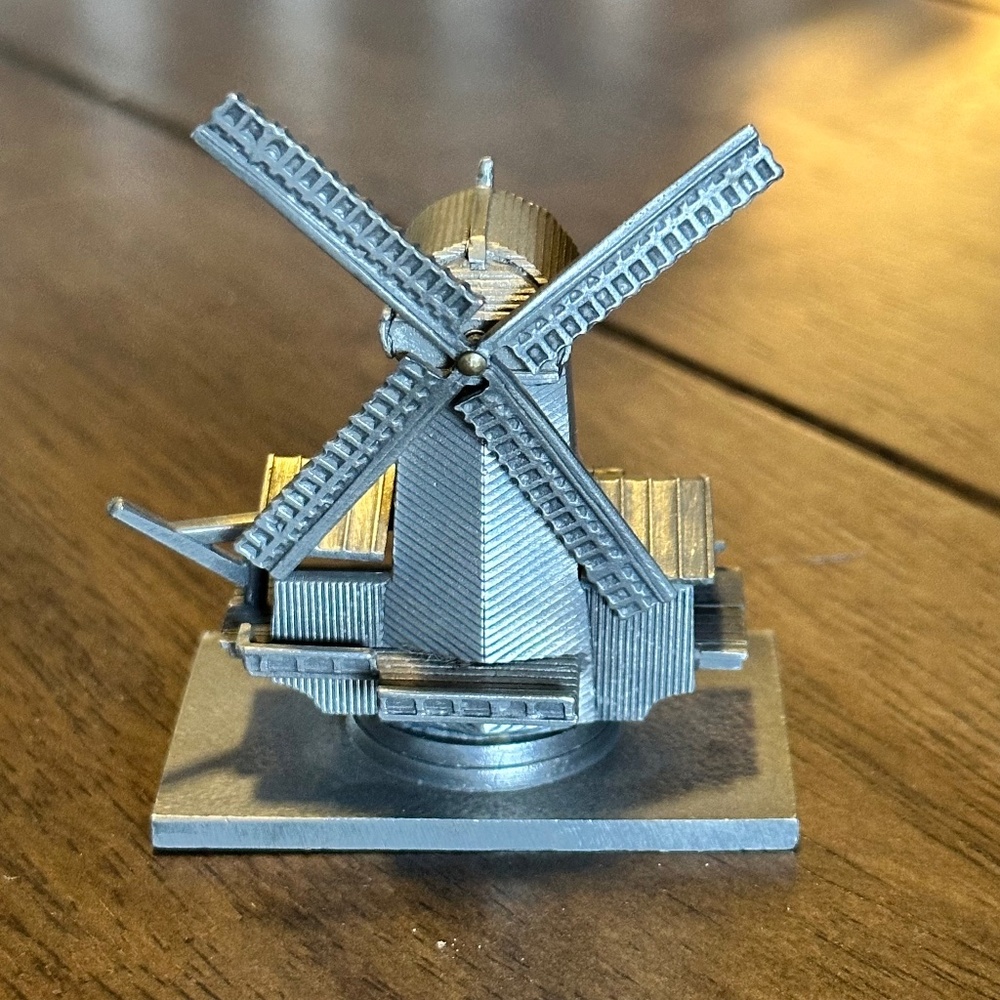 Vintage Tin Windmill Figurine Holland Artil Specials Utrecht RARE